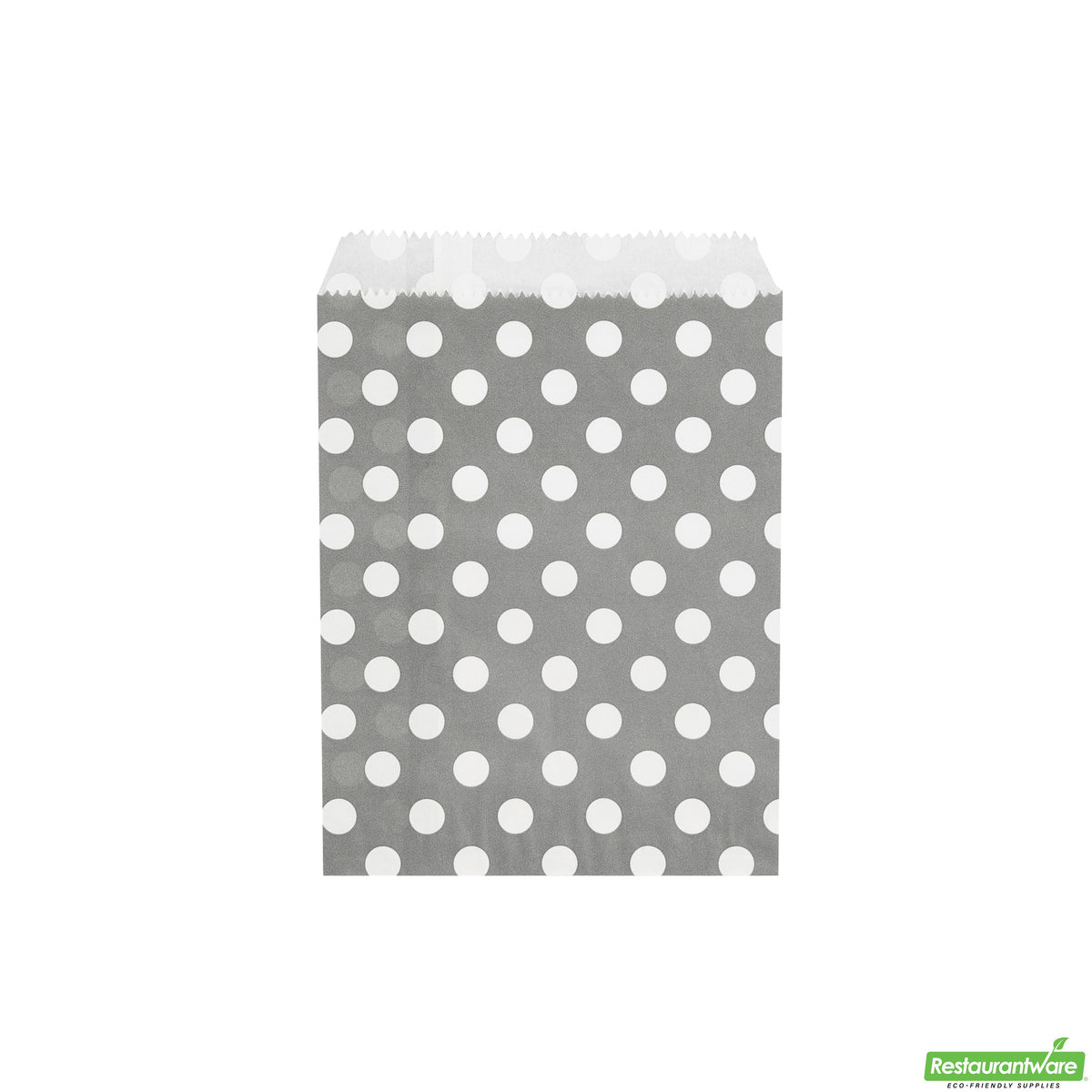 Bags, Food, Paper, Grey Polka Dots,1 - 100 COUNT