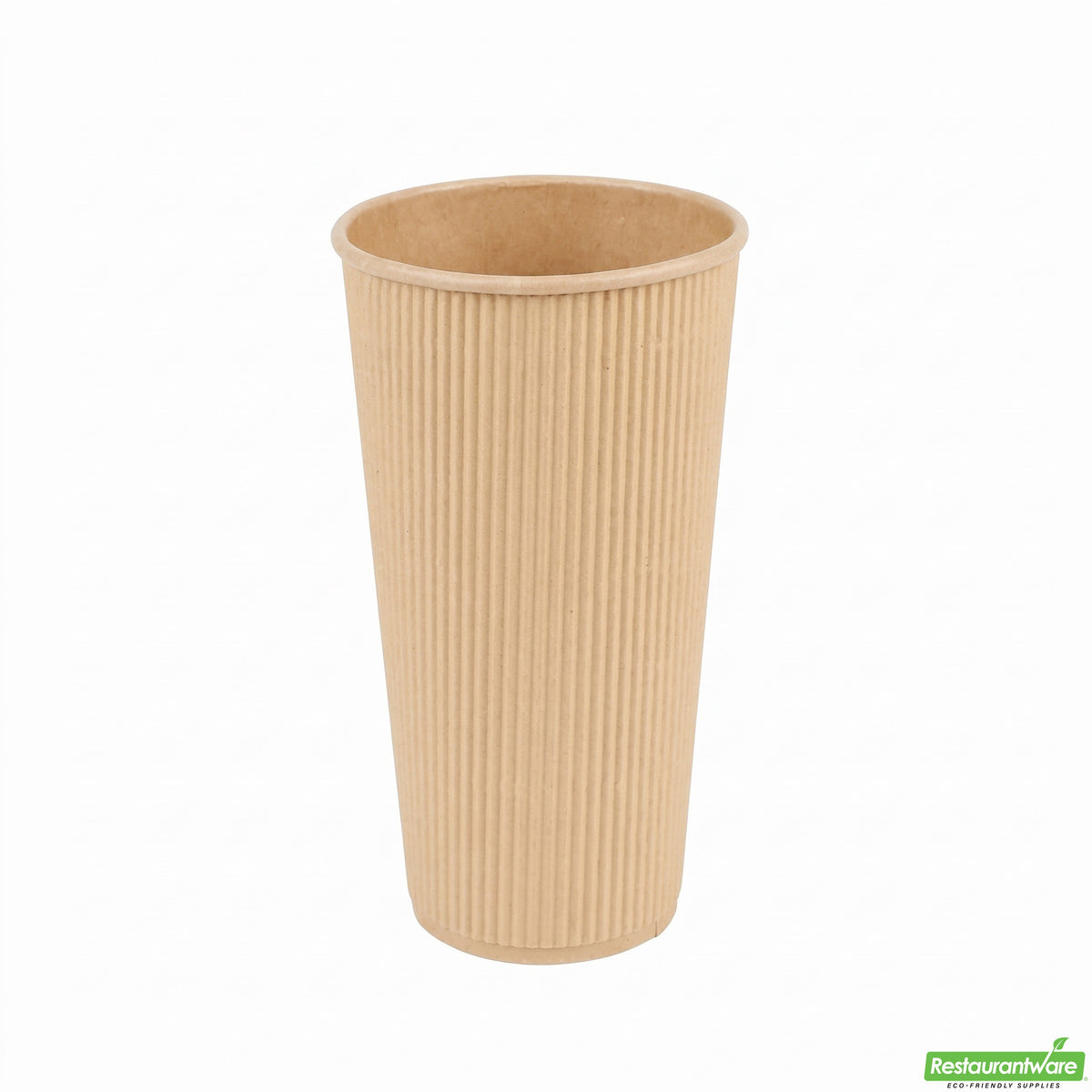 Cups, Hot, 20 Ounce, Paper, Kraft, Ripple Wall,1 - 250 COUNT