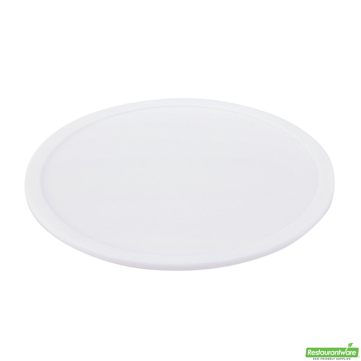 Coasters, Non-Slip, 4 x 4 x 0.25 Inch, White, Silicone,1 - 6 COUNT