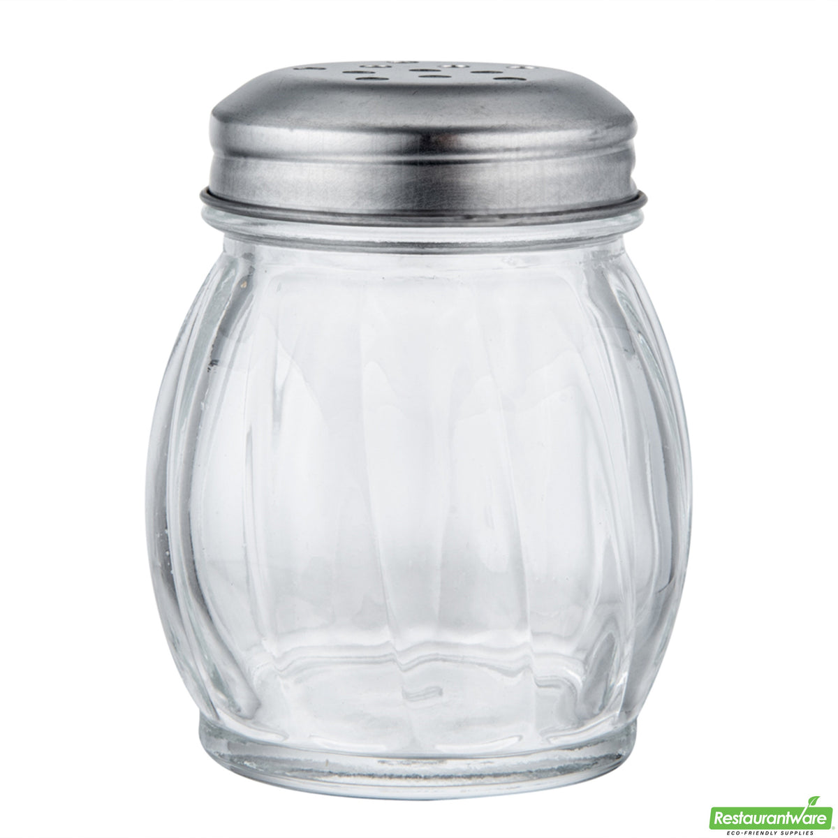 Shaker, Cheese, 6 Ounce, Glass, with Perforated Lid,1 - 1 EACH