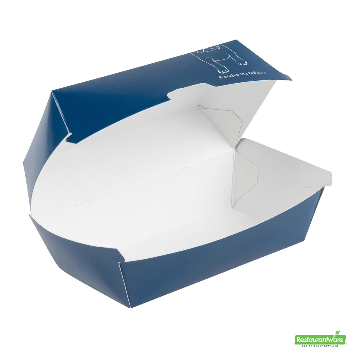 Containers, Hot Dog & Sandwich, Bio Tek 6.75 x 3.50 x 3.50 Inch, Paper, Frenchie,100 - 1 COUNT