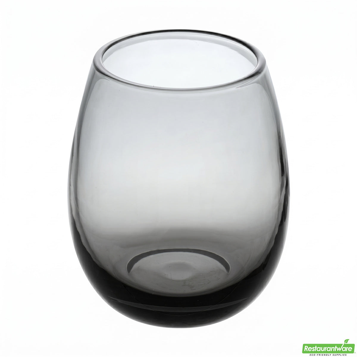Glasses, Wine, Vetri, 15 Ounce, Gray, Stemless, 3.75 x 3.75 x 4.25 Inch,4 - 6 COUNT