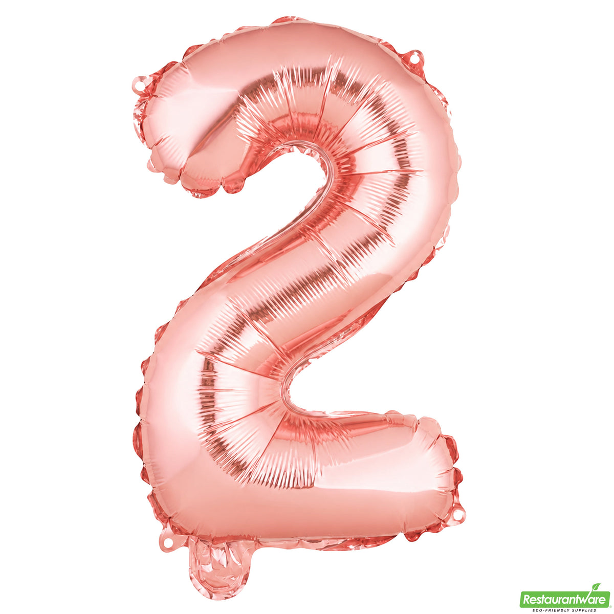 Balloon, Mylar, Balloonify 16 Inch, Number 2, Rose Gold,1 - 1 EACH