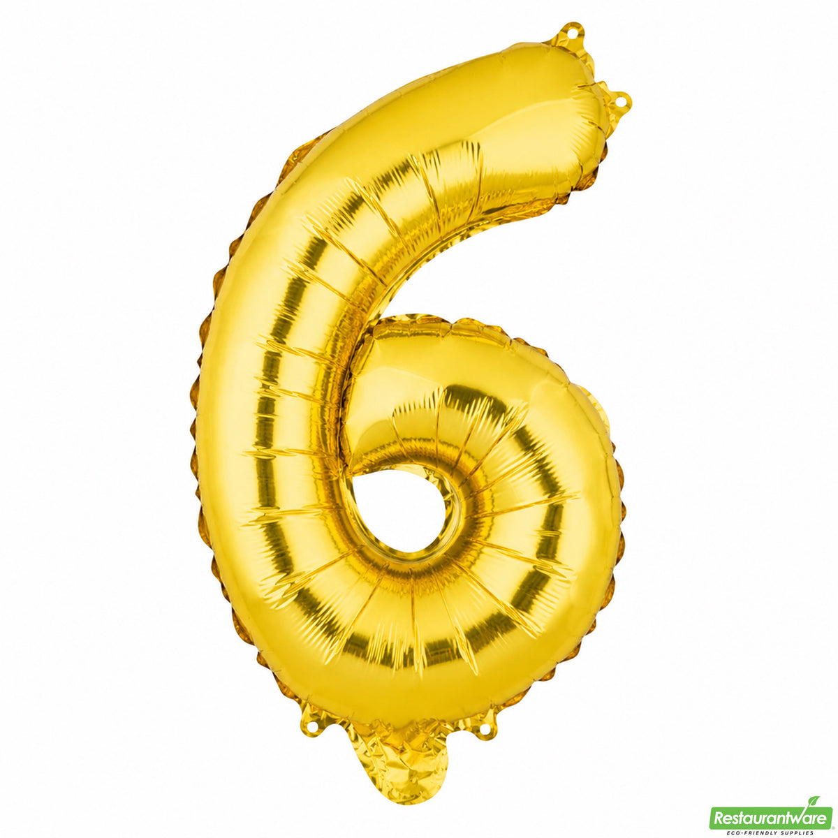 Balloon, Mylar, Balloonify 16 Inch, Number 6, Gold,1 - 1 EACH