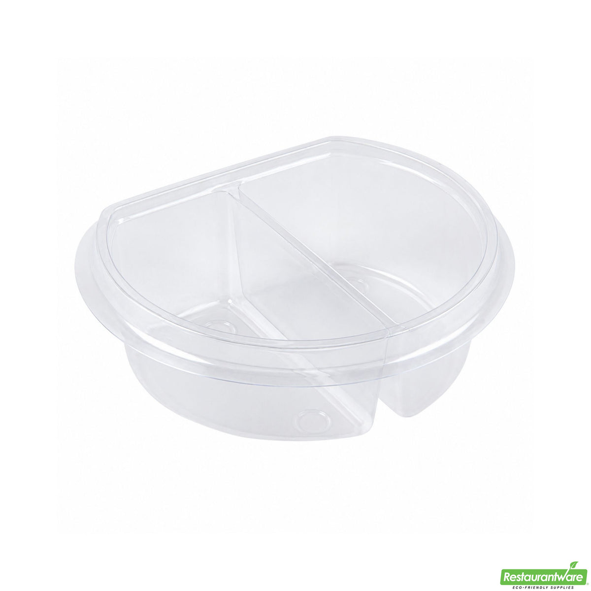 Inserts, 2-Compartment, 4 Ounce, Plastic, Clear, for 11 Ounce Parfait Cup,100 - 1 COUNT