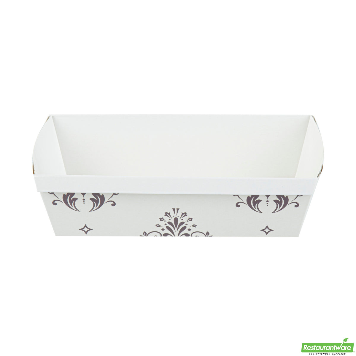 Pans, Loaf, Bake Tek 32 Ounce, Greaseproof Paper, Beige Vintage Floral, 8 x 3.75 x 2.25 Inch,4 - 25 COUNT