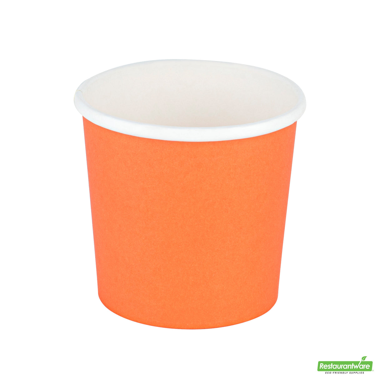 Cups, Soup, Bio Tek 12 Ounce 3.5 Inch, Paper, Tangerine Orange, Round,1 - 200 COUNT