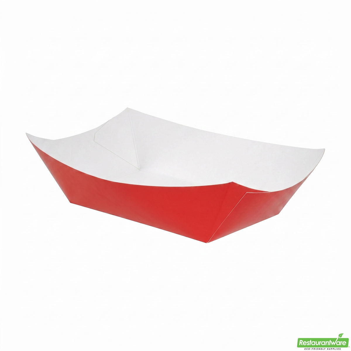 Containers, Food, 5.5 x 3.5 x 2 Inch, Paper, Red, Boat,1 - 200 COUNT