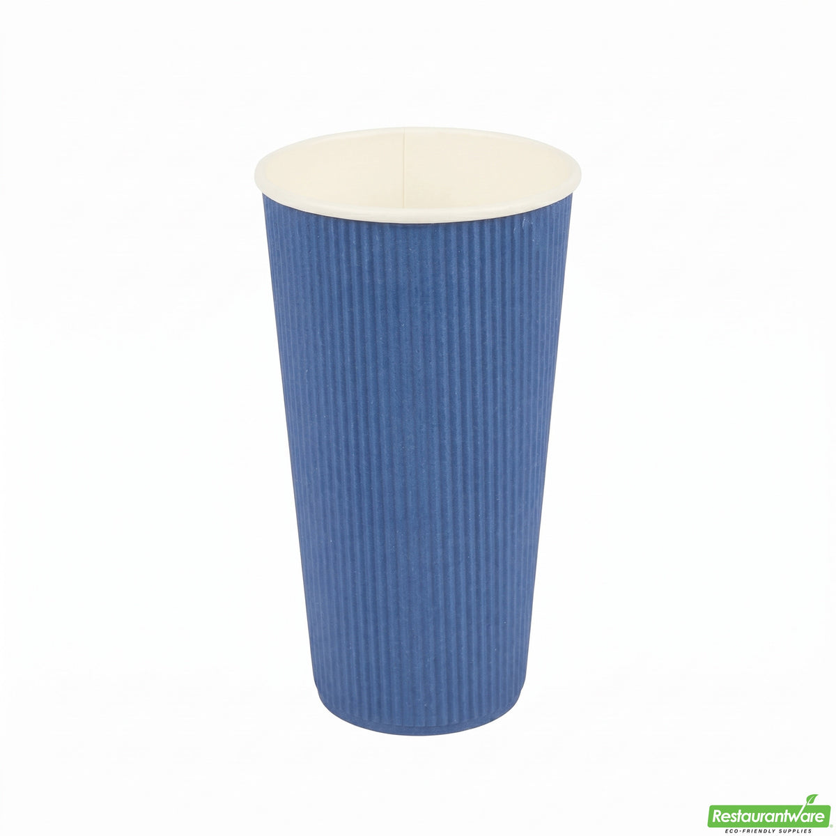 Cups, Hot, 20 Ounce, Paper, Midnight Blue, Ripple Wall,1 - 250 COUNT