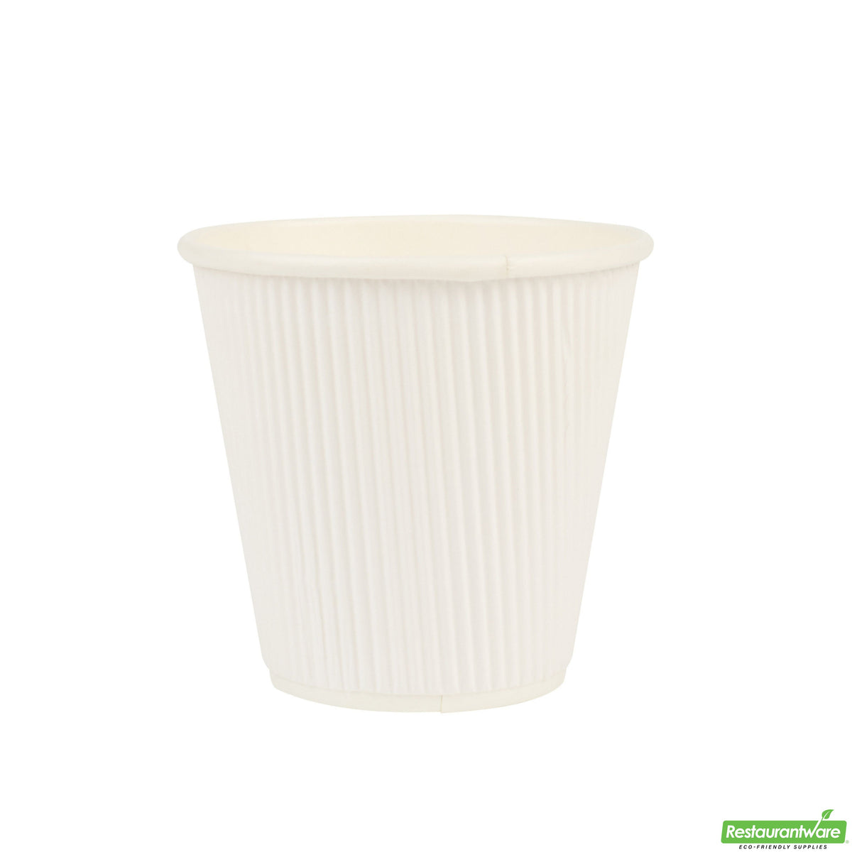Cups, Hot, 8 Ounce, Paper, White, Ripple Wall, 8 Ounce,1 - 500 COUNT