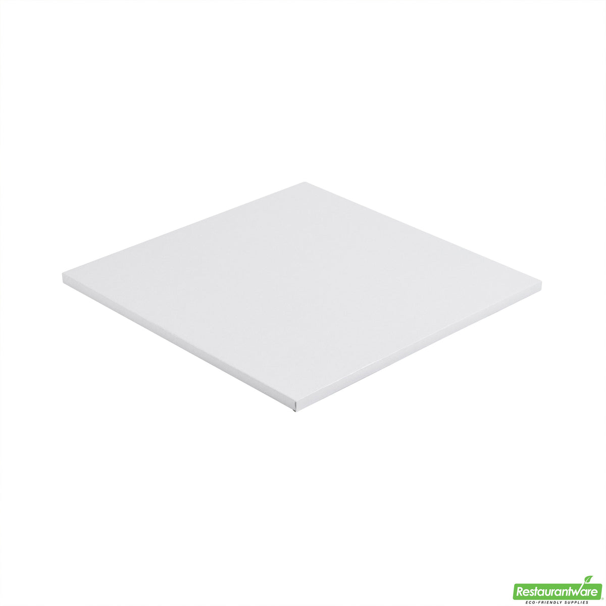 Cake Drum Board, Pastry Tek 12 x 12 x 0.5 Inch, Cardboard, White, Square,1 - 1 EACH