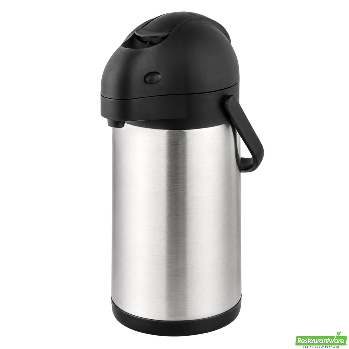 Airpot, Beverage, 2 Liter, Silver, Stainless Steel, 24 Hour Heat Retention,1 - 1 EACH