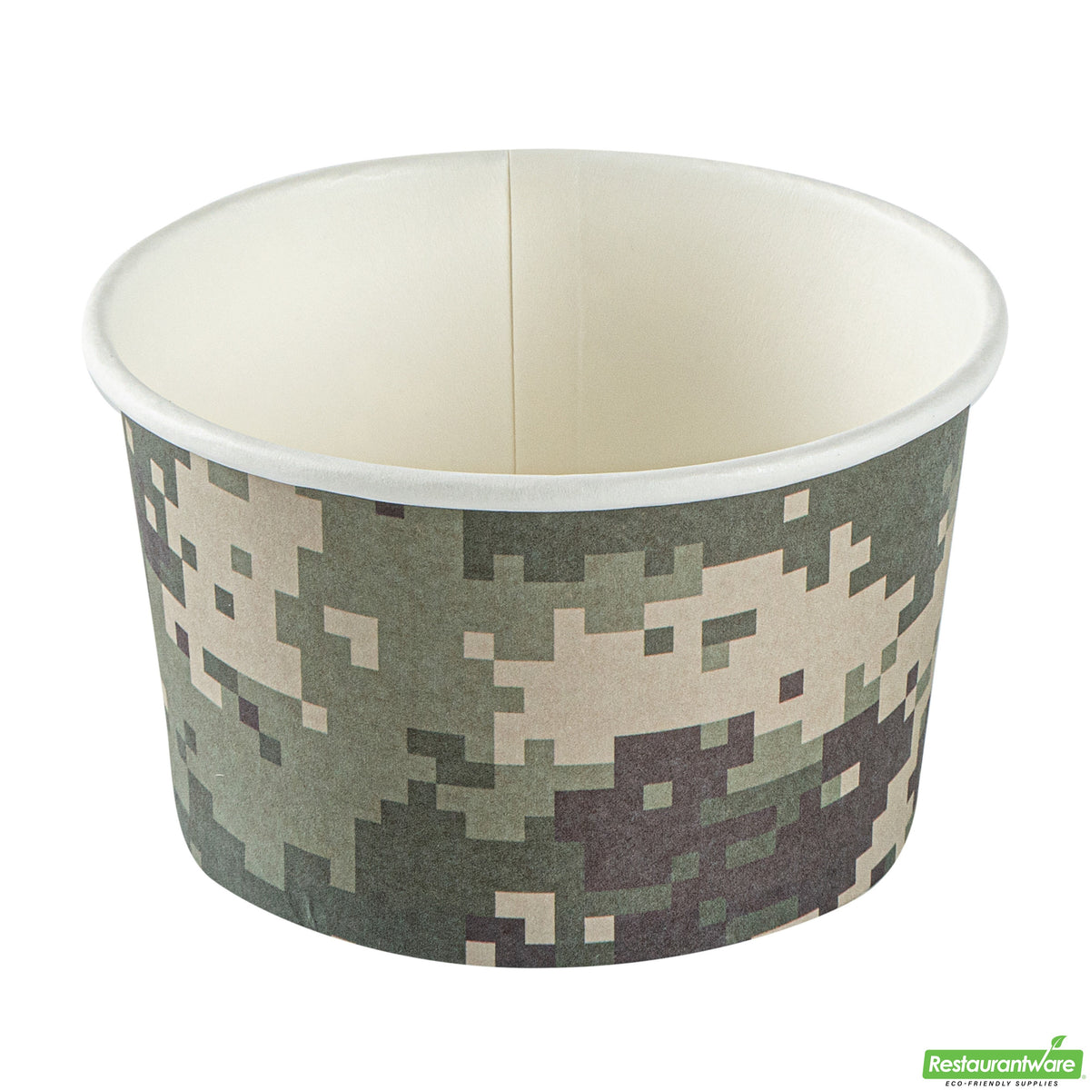 Cups, To-Go, Coppetta 5 Ounce, Paper, Camouflage, 3 x 3 x 2.50 Inch,4 - 50 COUNT