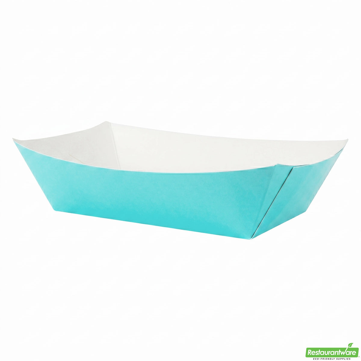Boats, Bio Tek 6.50 x 3.75 x 2.25 Inch, Paper, Turquoise, 2 Pound, #200,4 - 50 COUNT