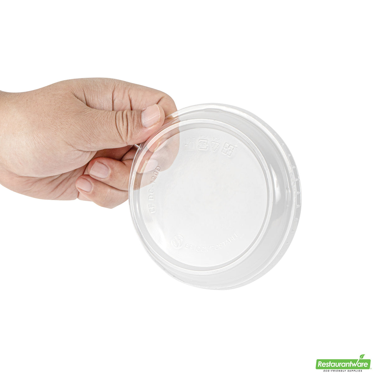 Lids, Basic Nature Dome, Plastic, Clear, Round, for Cold Togo Deli Containers,1 - 500 COUNT