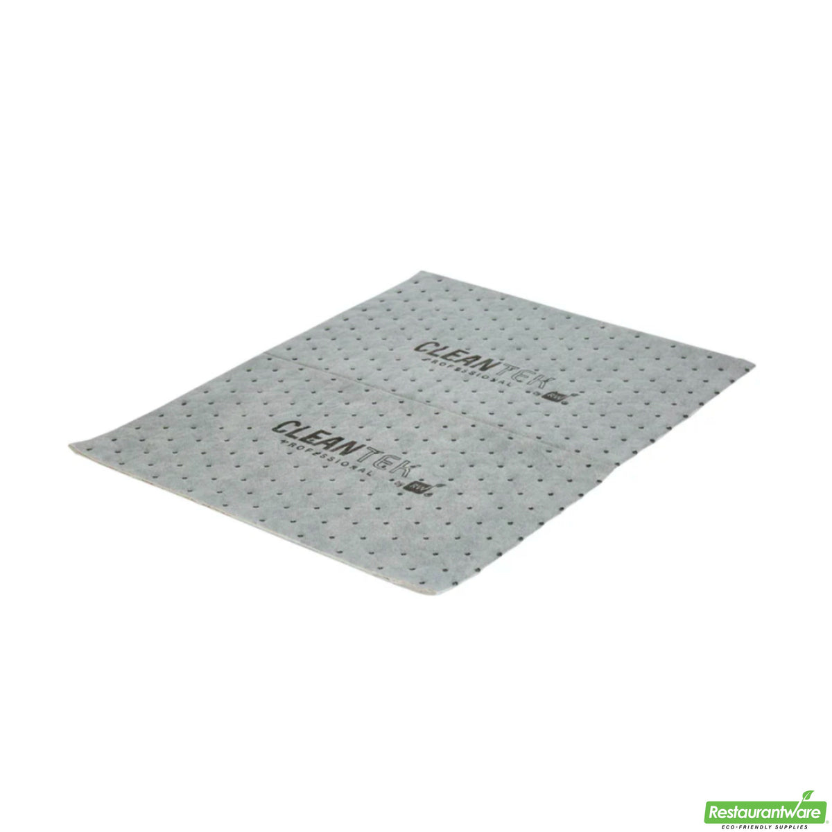 Sorbent Pad, Clean Tek, 15 x 19 Inch, Gray, Perforated,100 - 1 COUNT