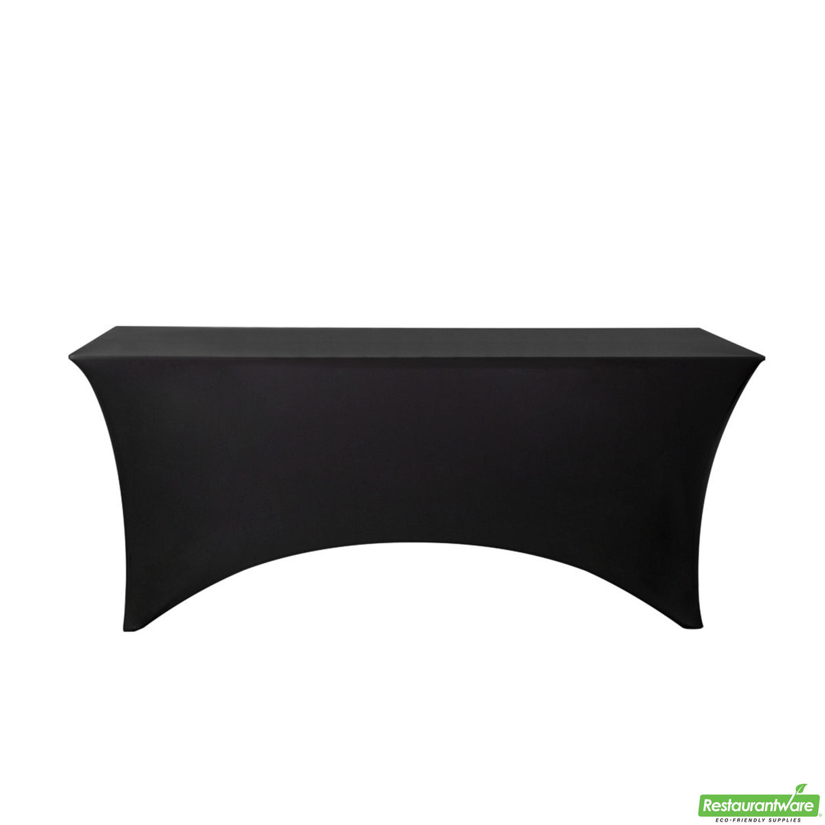 Table Covers, 72 x 30 Inch, Spandex, Black, Rectangular,1 - 10 COUNT