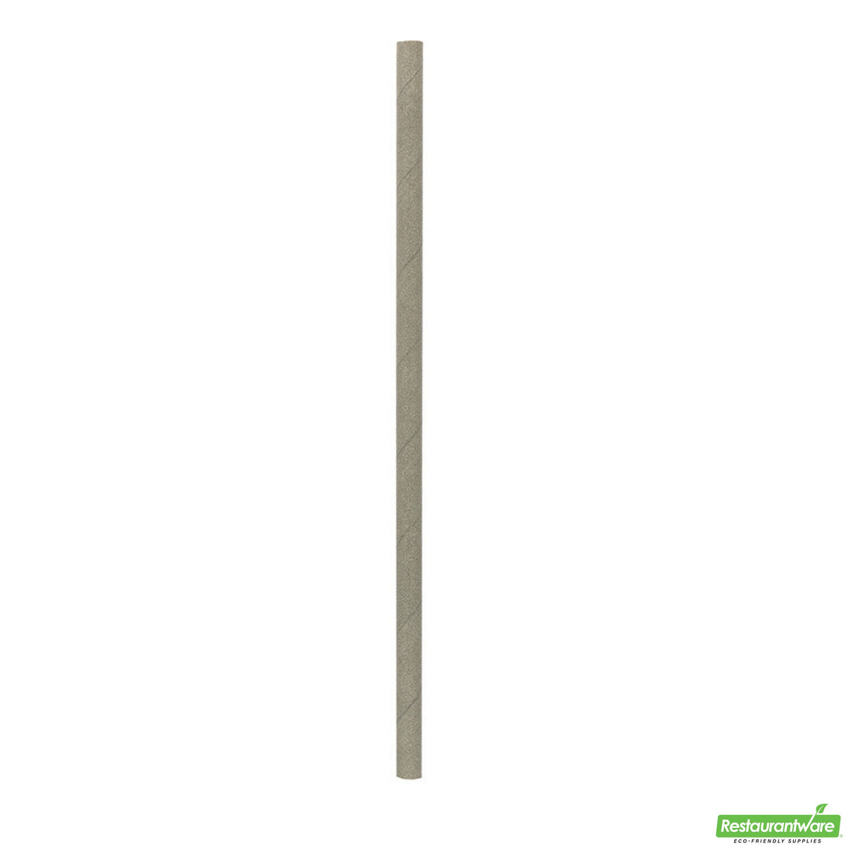 Straws, 7.75 Inch, Paper, Silver, Biodegradable, Sustainable,1 - 100 COUNT