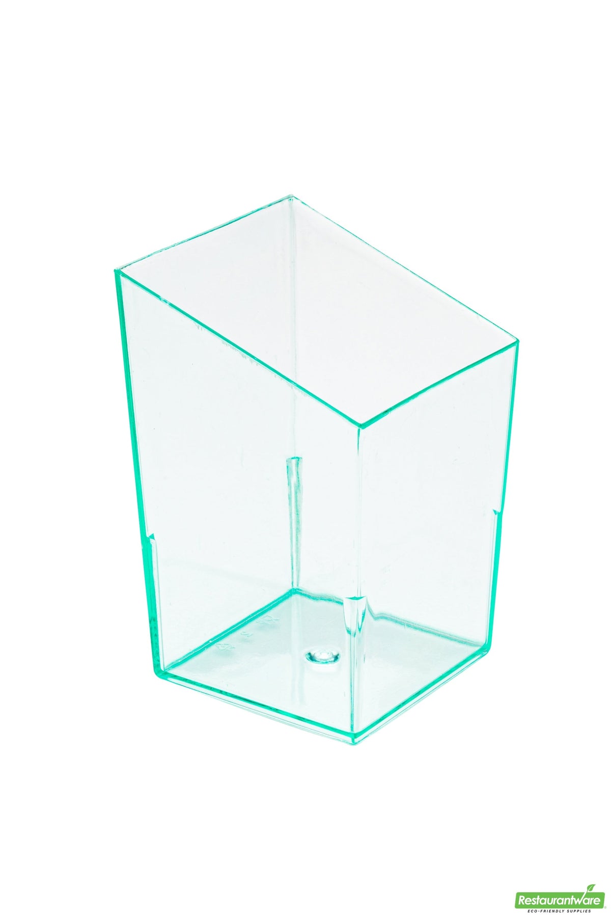 Cups, Dessert, 3 Ounce, Plastic, Sea Green, Square Incline, Heavyweight, 3 Ounce,1 - 100 COUNT