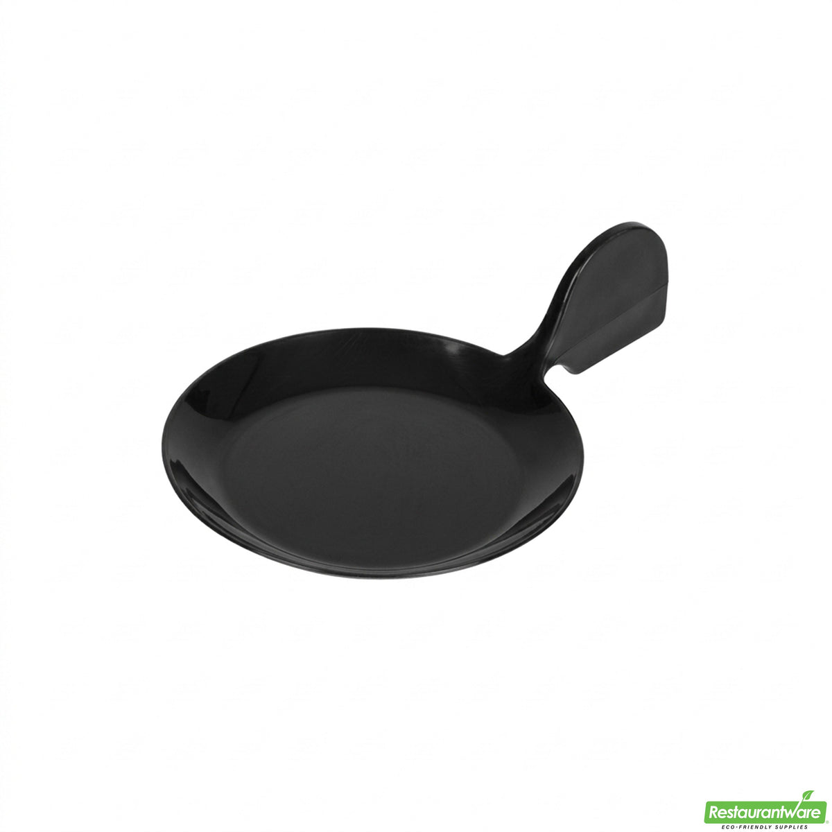 Plates, Tasting, Plastic, Black Fish Design, Heavyweight,1 - 100 COUNT