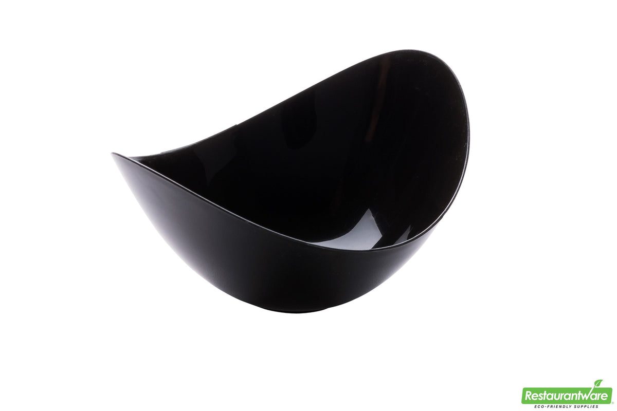 Dishes, Tasting, 2 Ounce, Plastic, Black Alato Design, Scoop, Heavyweight, 2 Ounce,1 - 100 COUNT