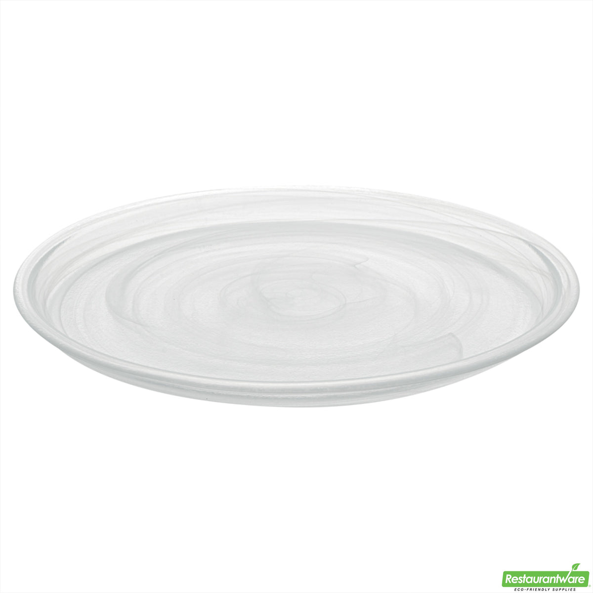 Plates, Vetri 11 x 11 x 0.75 Inch, Glass Solar, White, Round,6 - 1 COUNT