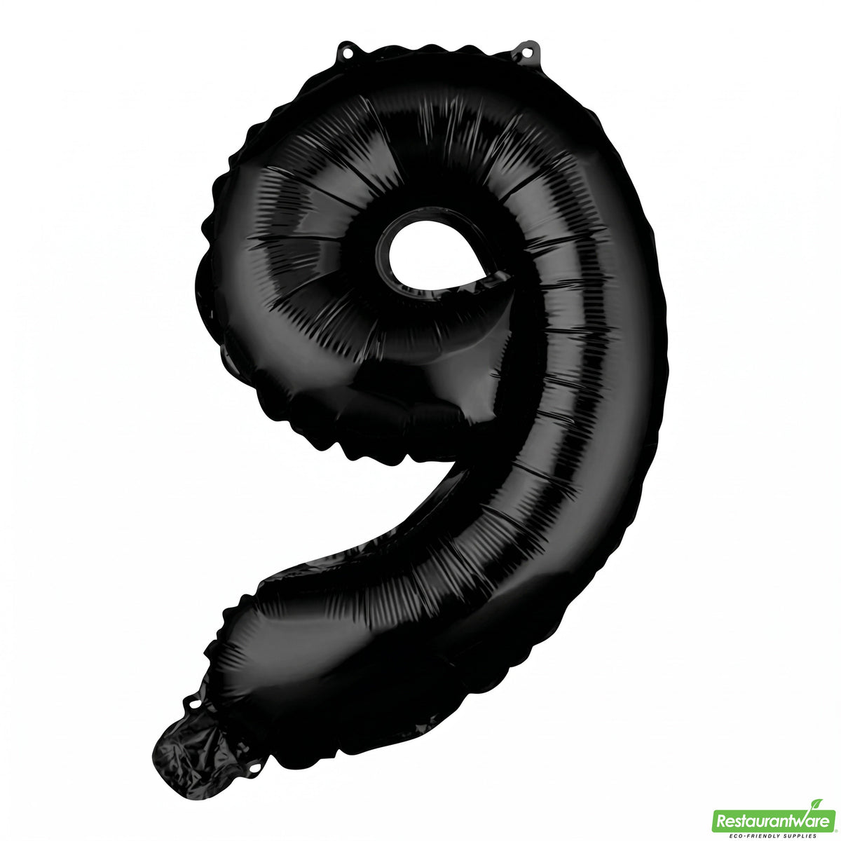 Balloon, Mylar, Balloonify 16 Inch, Number 9, Black,1 - 1 EACH