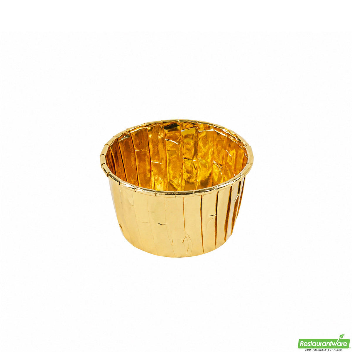 Cups, Baking, 3.4 Ounce, Foil-Coated, Rose Gold, Pleated, 2.1 Ounce,1 - 200 COUNT