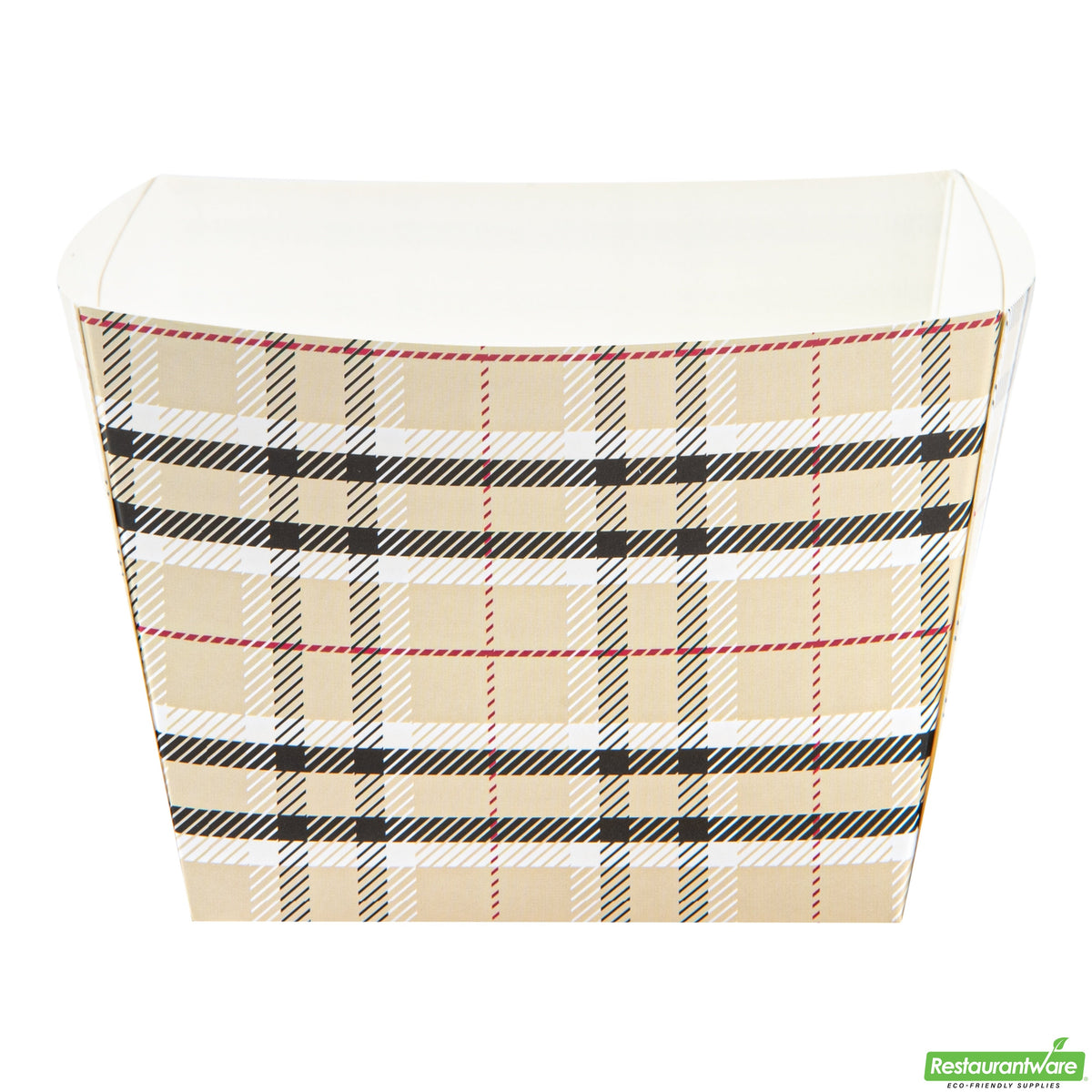 Boxes, Snack, Bio Tek 5.25 x 5.25 x 3.25 Inch, Paper, Plaid,200 - 1 COUNT