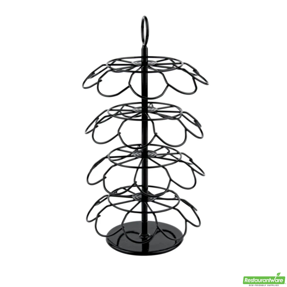 Holder, Coffee Pod & Capsule, Restpresso 7.75 x 7.75 x 13.75 Inch, Revolving, Iron, Holds 36 K-Cups,1 - 1 EACH