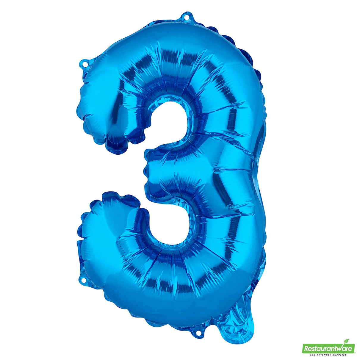 Balloon, Mylar, Balloonify 16 Inch, Number 3, Blue,1 - 1 EACH