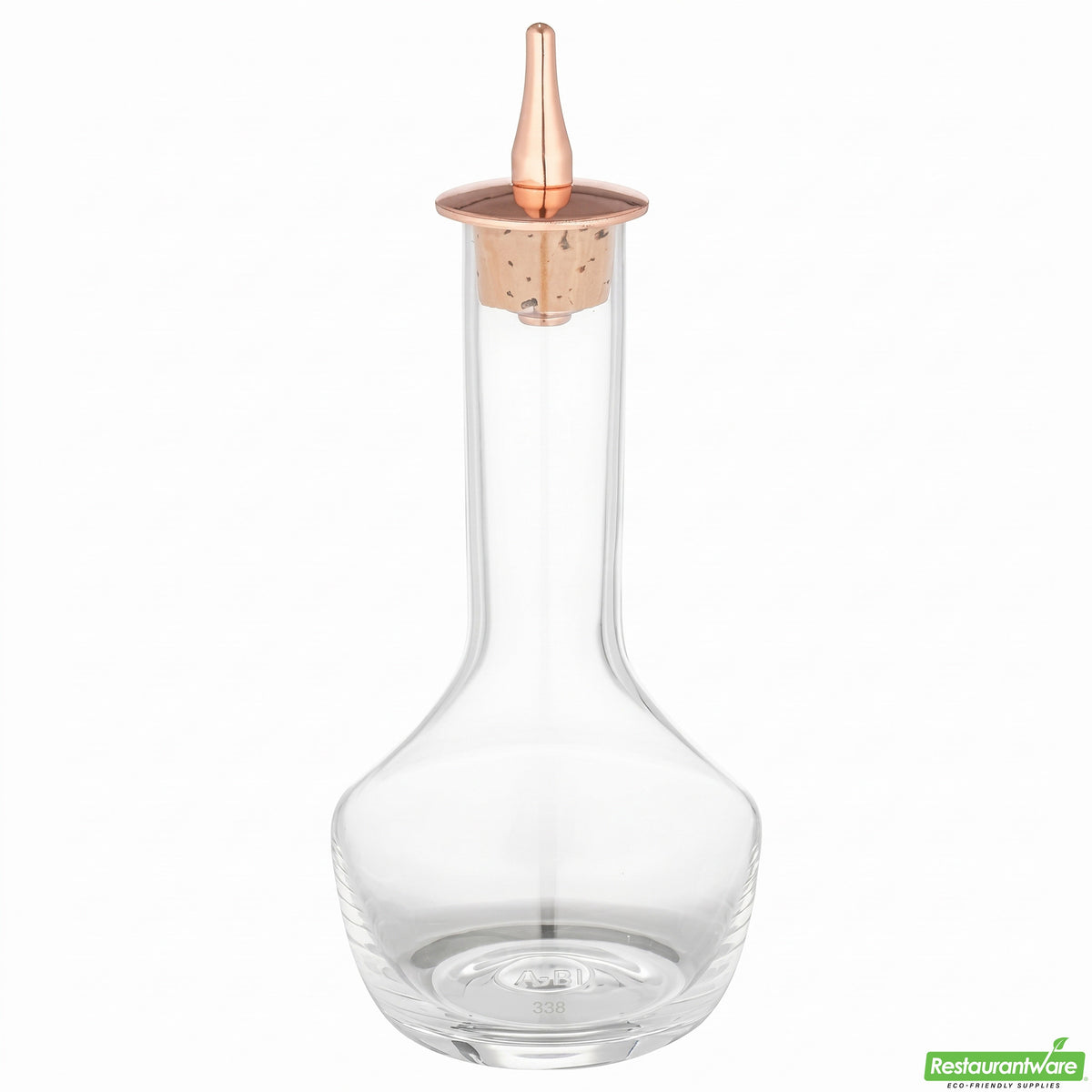 Bottle, Bitters, 3.5 Ounce, Glass, with Copper-Plated Dasher, 3.5 Ounce,1 - 1 COUNT