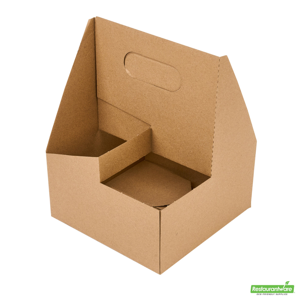 Carriers, Cup, 3-Cup, Paper, Kraft, Altalena Duo, with Handle,1 - 100 COUNT