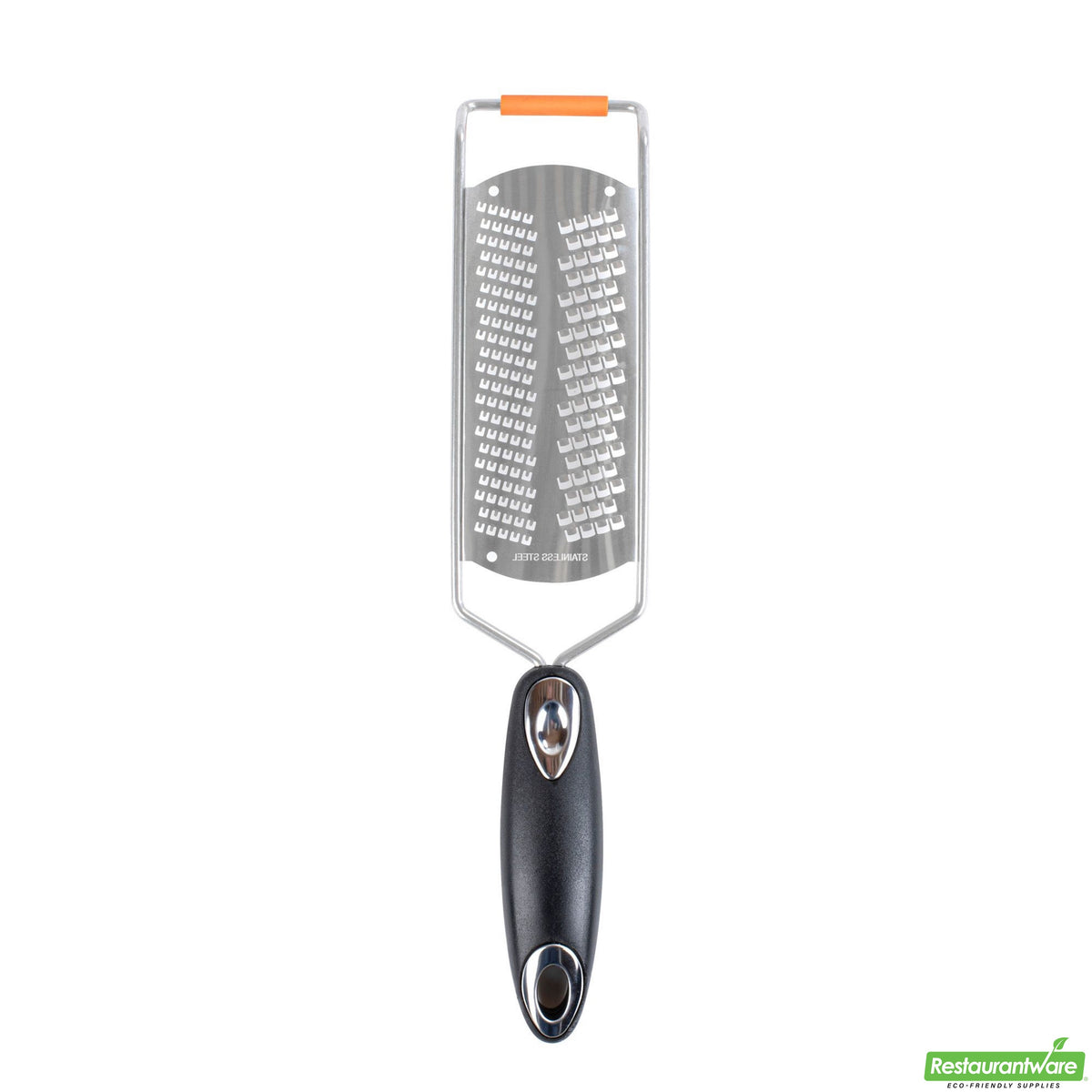 Grater, Cheese, Fine, 12 Inch, Stainless Steel, with Black Plastic Handle, 12 Linear Inch,1 - 1 EACH