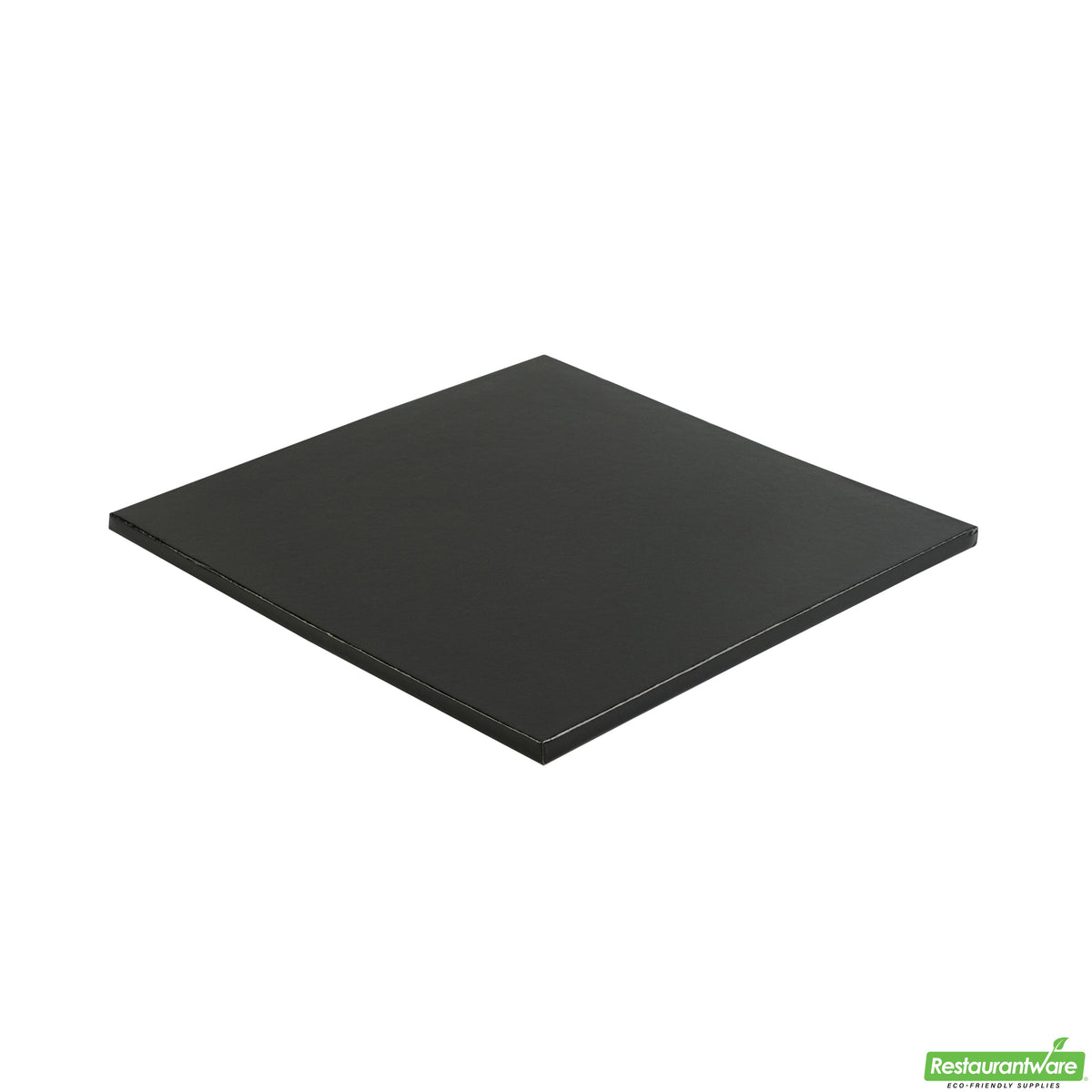 Cake Drum Board, Pastry Tek 12 x 12 x 0.5 Inch, Cardboard, Black, Square,1 - 1 EACH