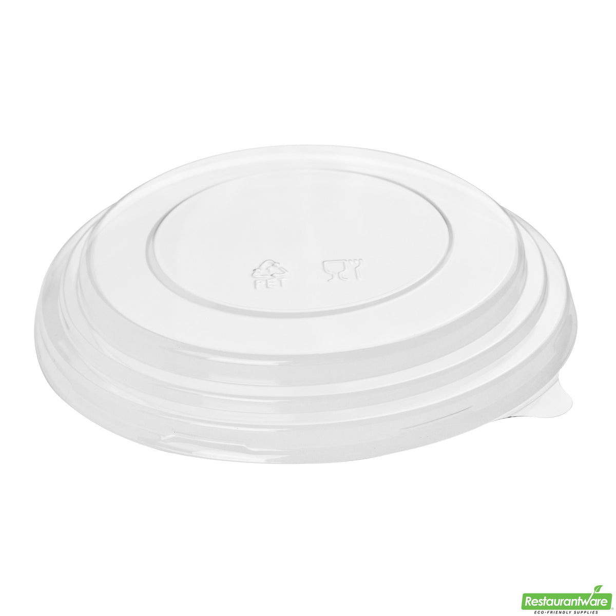 Lids, Dome Bio Salad, Plastic, Clear, for 25 Ounce Bio Salad Containers, 25 Ounce,1 - 200 COUNT