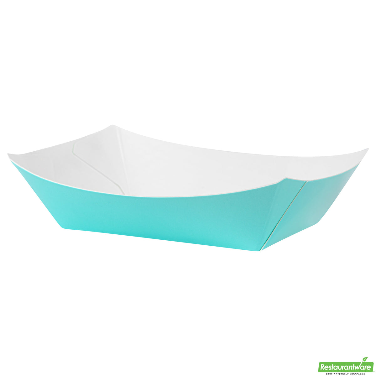 Boats, Bio Tek 4 Ounce, Paper, Turquoise, 3 x 2 x 1 Inch, #25,8 - 50 COUNT