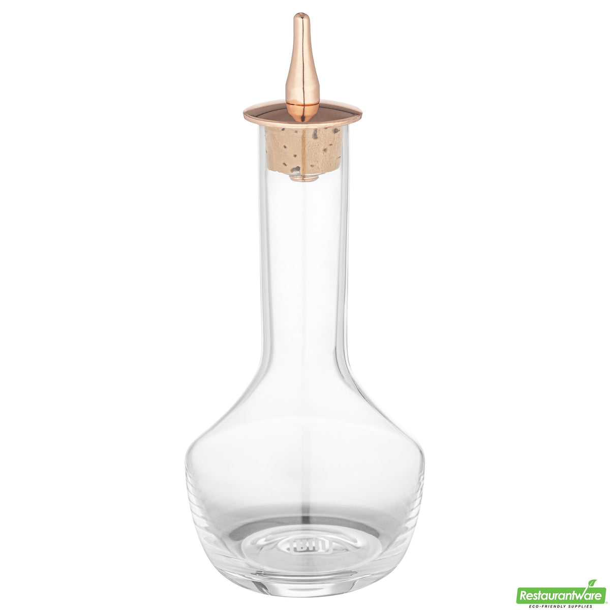 Bottle, Bitters, 3.5 Ounce, Glass, with Copper-Plated Dasher, 3.5 Ounce,1 - 1 COUNT