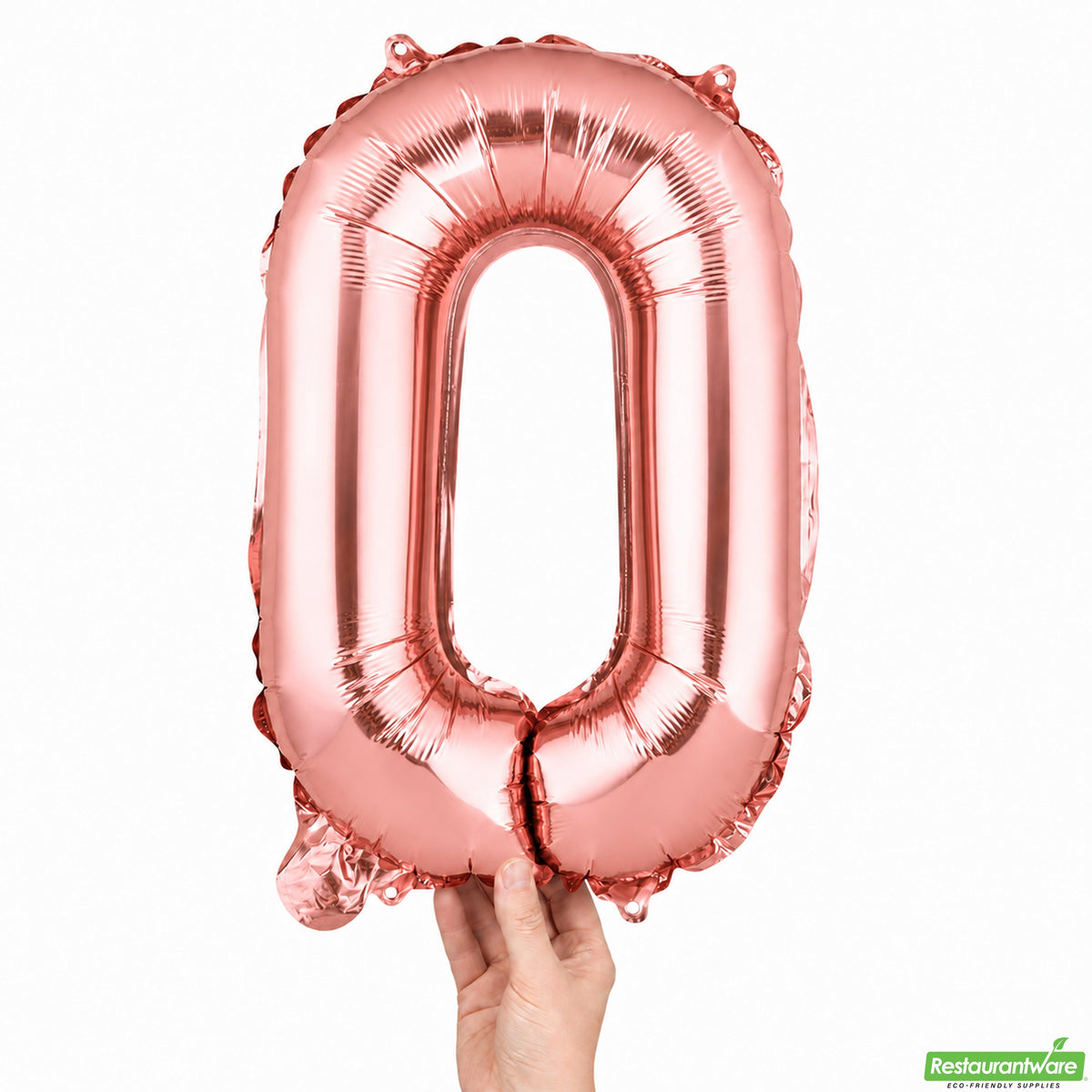 Balloon, Mylar, Balloonify 16 Inch, Number 0, Rose Gold,1 - 1 EACH