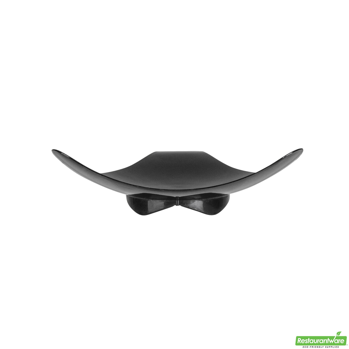 Plates, Appetizer, 3 Inch, Plastic, Black Shooting Star Design, Triangle, Heavyweight, 3 Linear Inch,1 - 100 COUNT