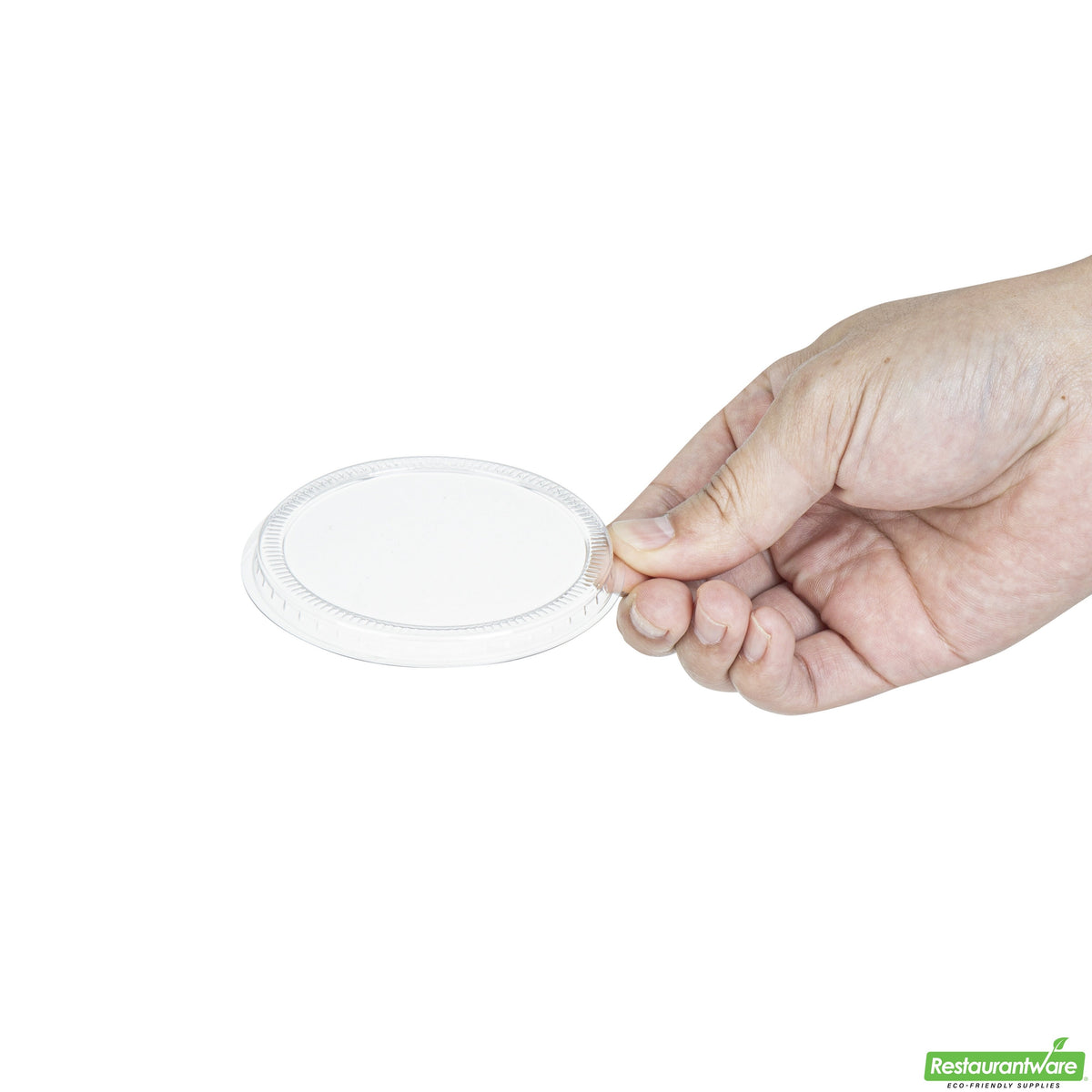 Lids, Flat, Clear, for Bodega Cups, 3 Linear Inch,1 - 100 COUNT