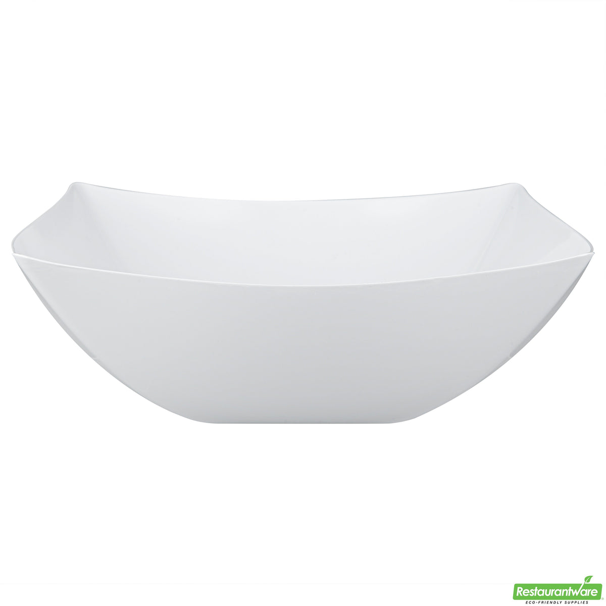 Bowls, Serving, Moderna 128 Ounce, Plastic, White, 12 x 12 x 4 Inch, Square,4 - 10 COUNT