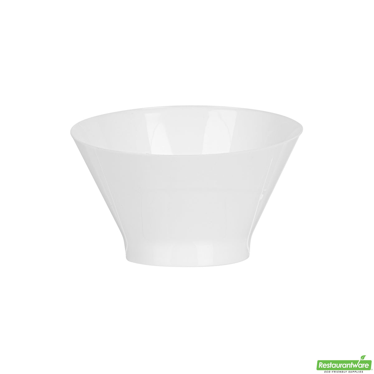 Bowls, 5 Ounce, Plastic, White, Round Incline,1 - 100 COUNT