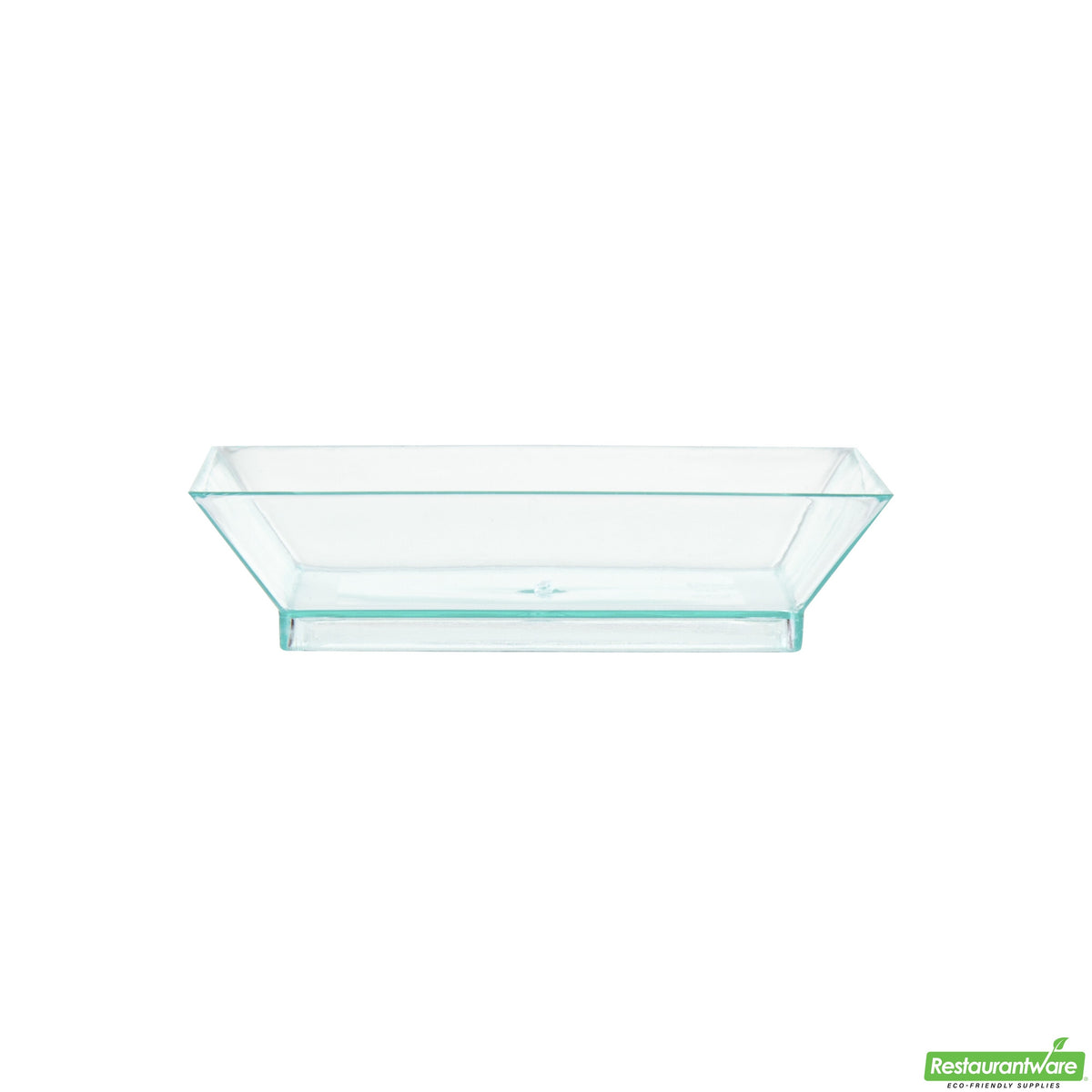 Plates, Appetizer, 2.5 Inch, Plastic, Sea Green Modern Design, Square, Heavyweight, 2.5 Linear Inch,1 - 100 COUNT