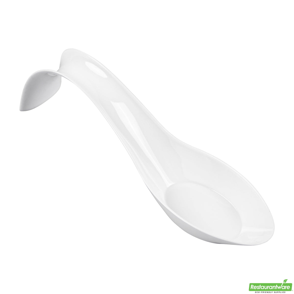 Spoons, Appetizer, 5 Inch, Plastic, White Stiletto Design, Heavyweight, 5 Linear Inch,1 - 100 COUNT