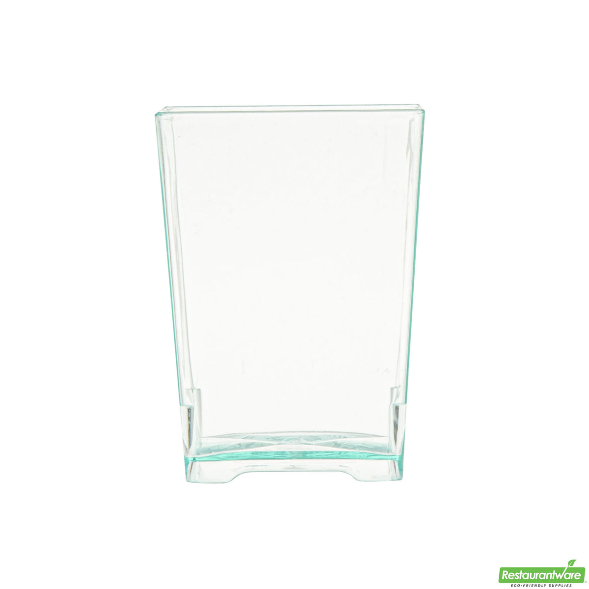 Cups, Quadrato Dessert, 4 Ounce, Plastic, Sea Green, Tall, Heavyweight, 4 Linear Inch,1 - 100 COUNT