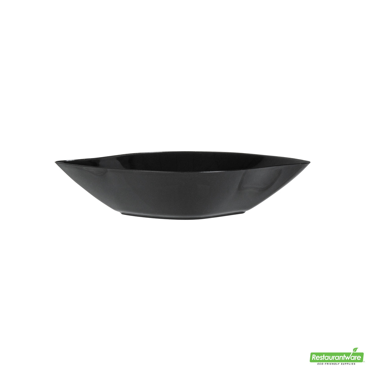 Plates, Appetizer, 3.5 Inch, Plastic, Black Comma Design, Curved, Heavyweight, 3.5 Linear Inch,1 - 100 COUNT