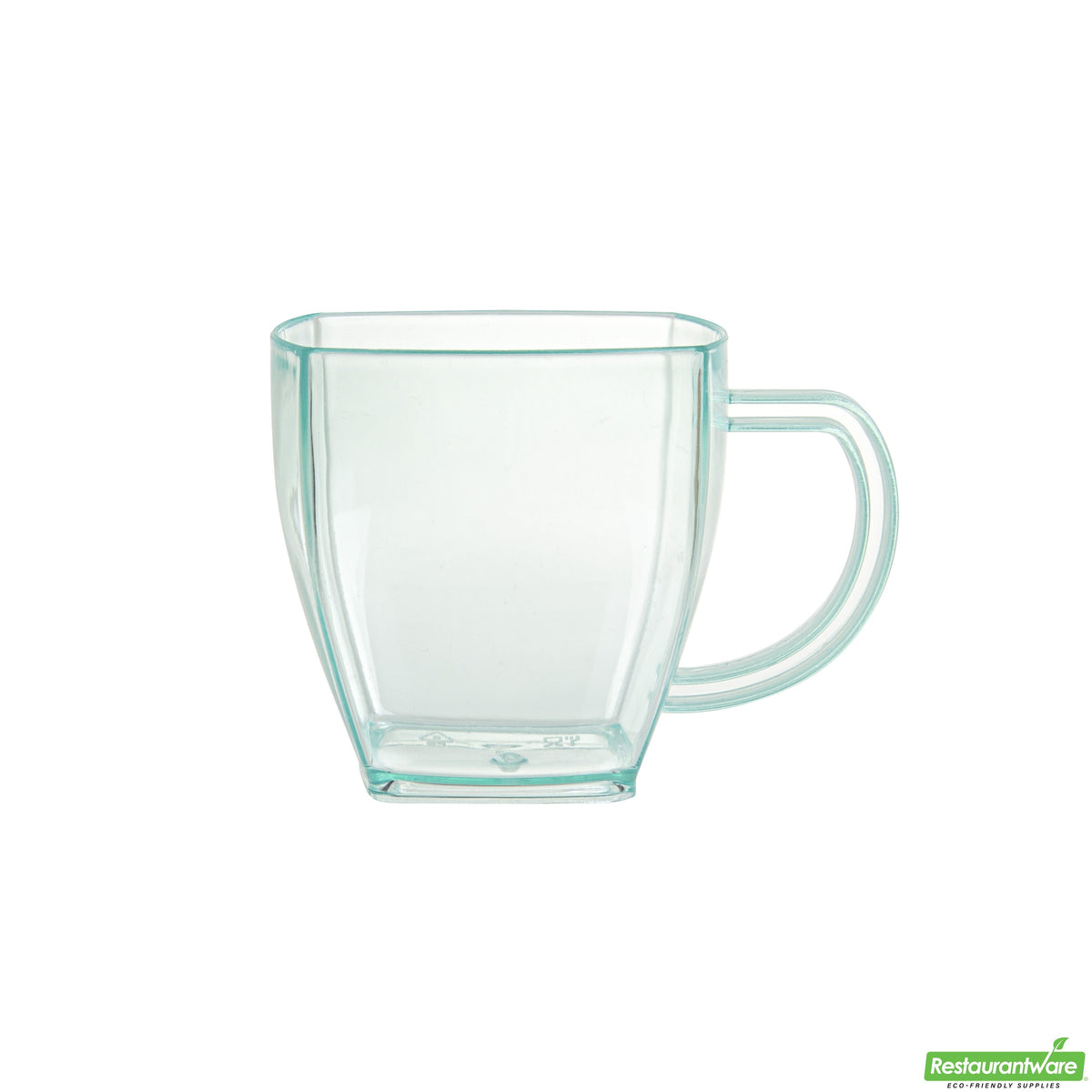 Cups, Coffee, 5 Ounce, Plastic, Sea Green, Soft Square, Heavyweight, 5 Ounce,1 - 100 COUNT