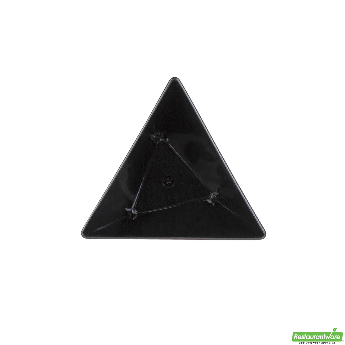 Cups, Dessert, 2.9 x 2.6 x 2.8 Inch, Plastic, Black Torcente Design, Tall Triangle, Heavyweight,1 - 100 COUNT