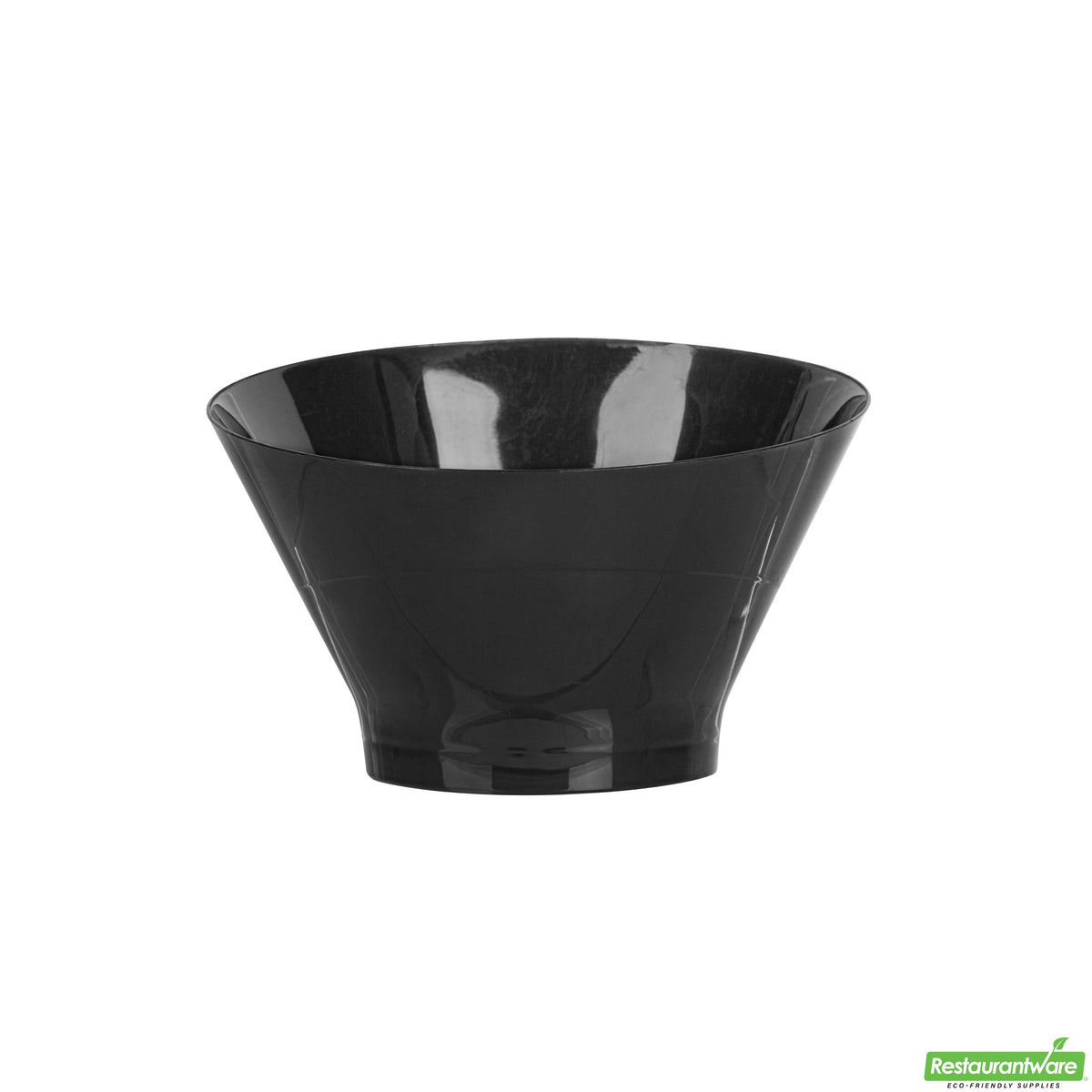 Bowls, 6.5 Ounce, Plastic, Black, Round Incline, Heavyweight, 6.5 Ounce,1 - 100 COUNT